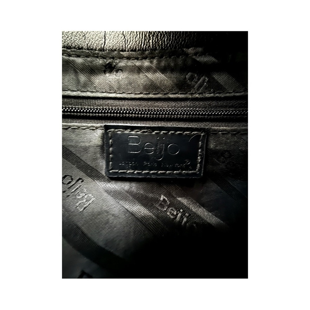Beijo London Paris New York Vintage Y2K Uptown Black Patent Shoulder Bag - Picture 12 of 13